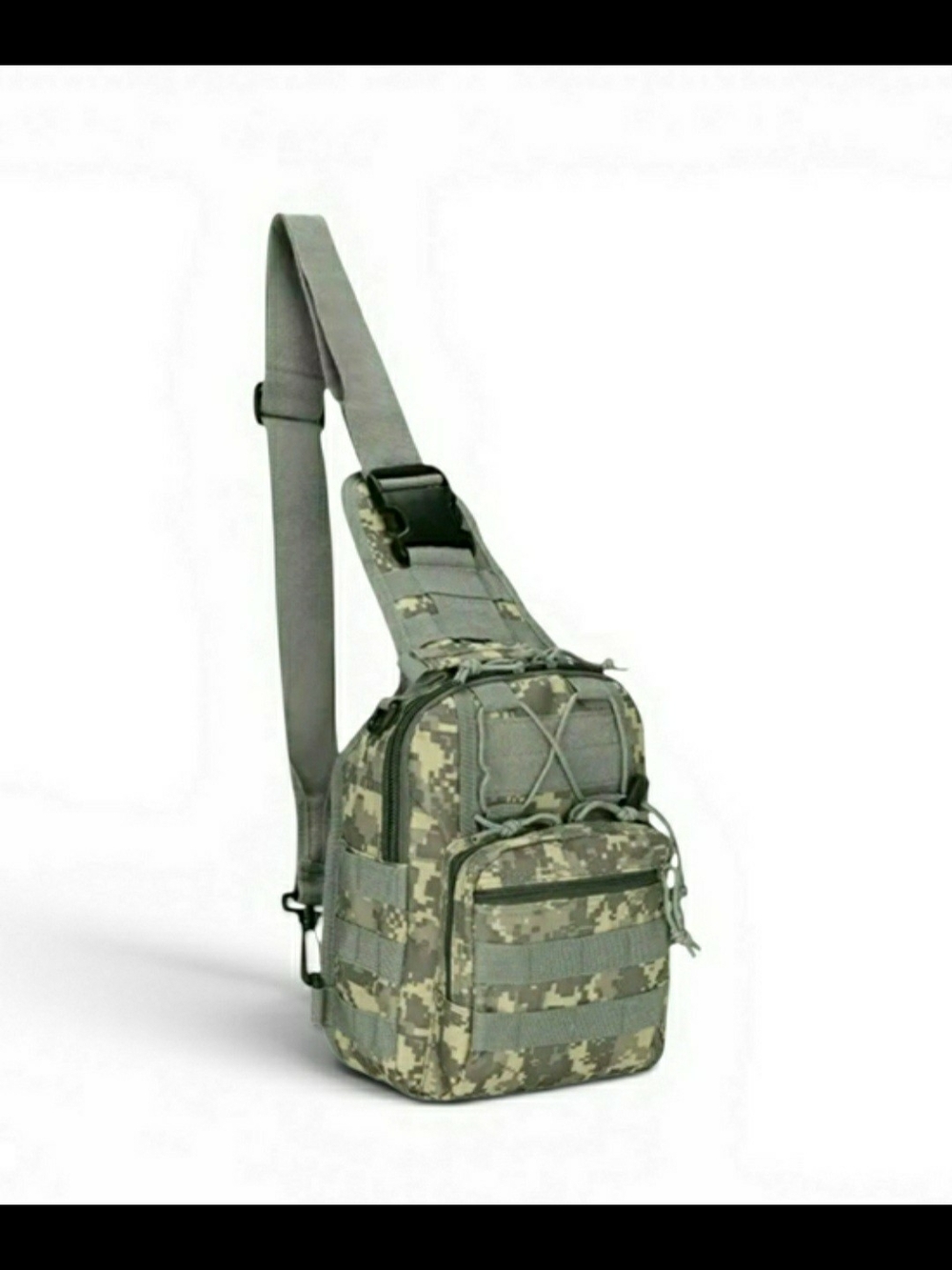 Camouflage crossbody bag - Multi-functional outdoor sports single-shoulder. New